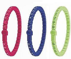 bracciale tennis con montatura in silicone