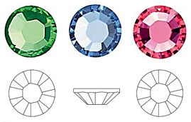 strass colorati