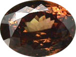 zircone di colore marrone